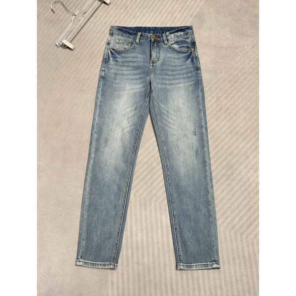 레저 데님 팬츠