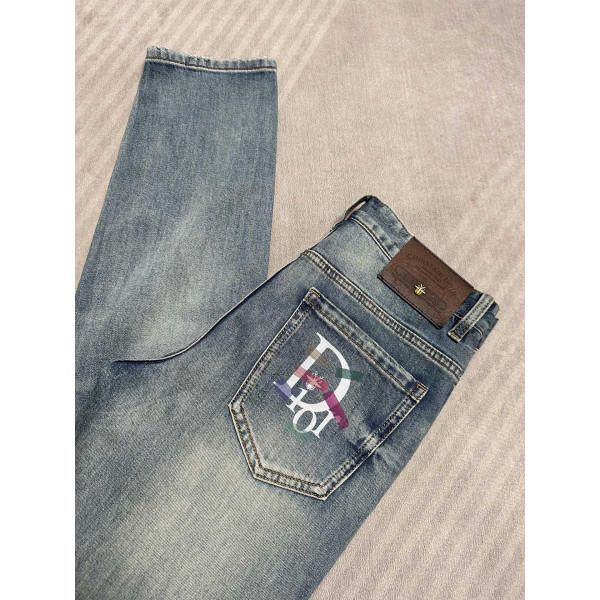 레저 데님 팬츠