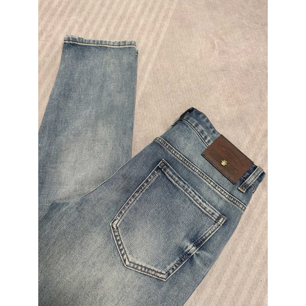 레저 데님 팬츠