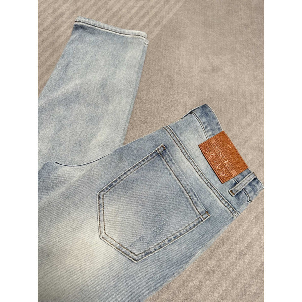 레저 데님 팬츠