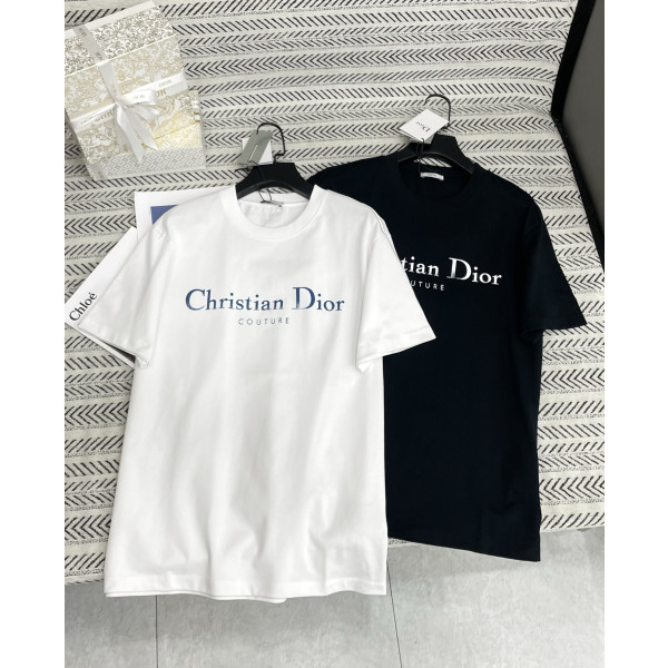 그라데이션 알파벳 프린트 패턴 티셔츠