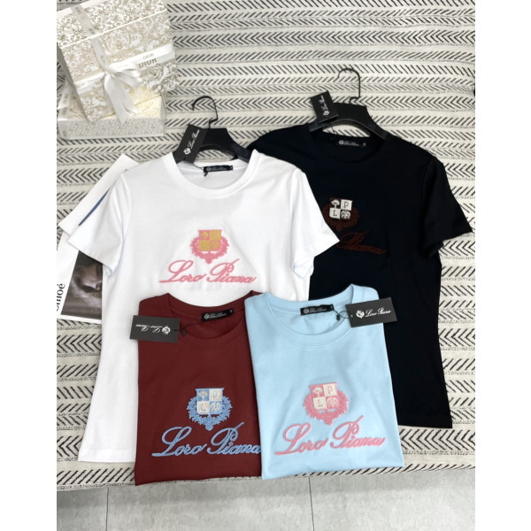 입체 그래피티 알파벳 칫솔 자수 패턴 티셔츠