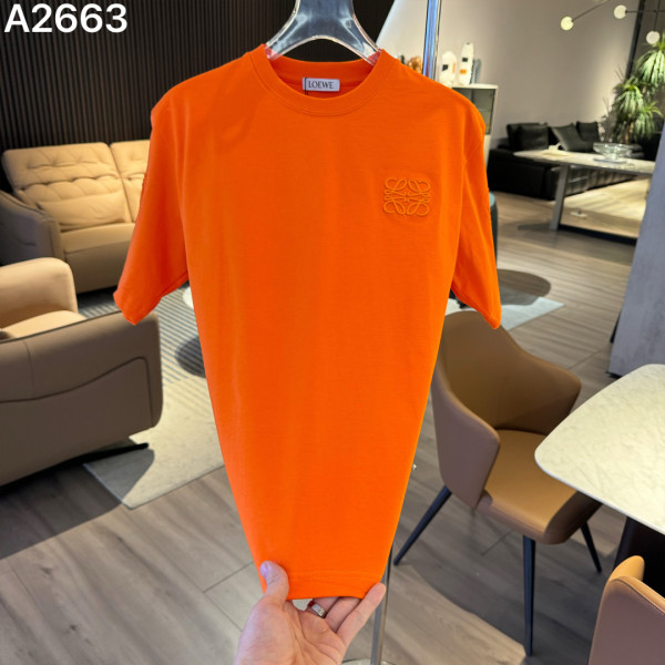 자수 로고 알파벳 반팔 티셔츠