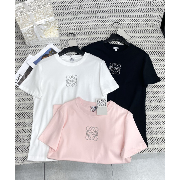 로고 알파벳 심플 티셔츠