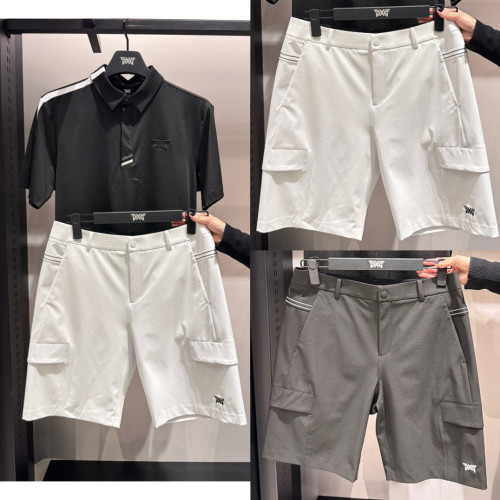 PXG 로고 포인트 남성 기능성 스포츠 반바지