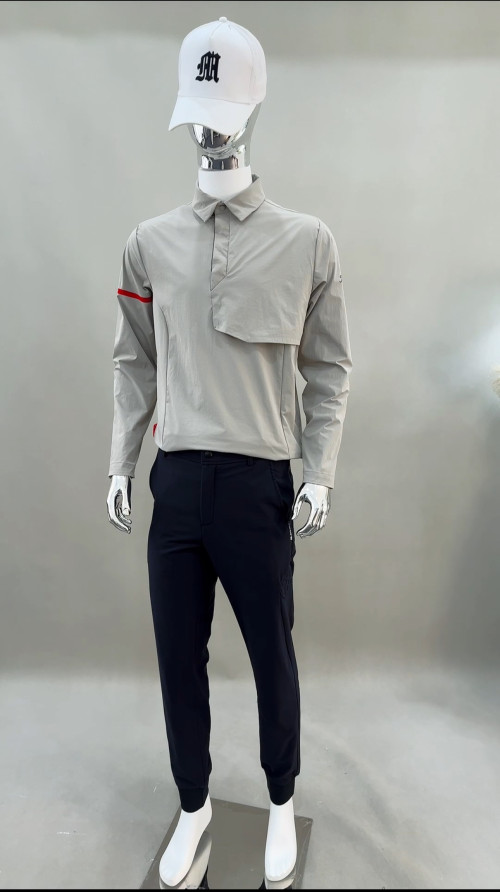 타이틀리스트 프리미엄 남성 기모 안감 슬림핏 상의