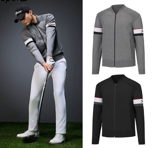 타이틀리스트 25FW 남성 방풍 니트 집업 가디건