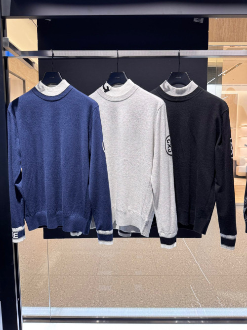 지포어 신상 남성 하이넥 니트 이너 스웨터