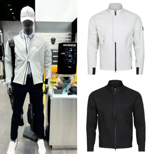 어메이징크리 봄 여름 남성 슬림핏 경량 집업 아우터