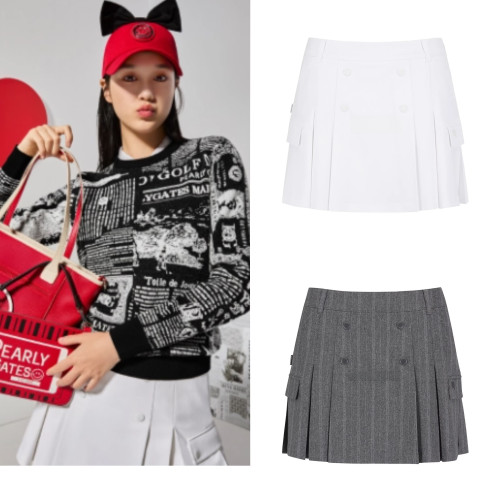 파리게이츠 여성 캐주얼 포켓 미니 스커트