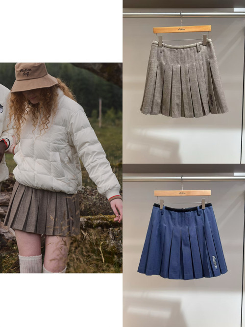 말본 여성 슬림핏 미니 스커트