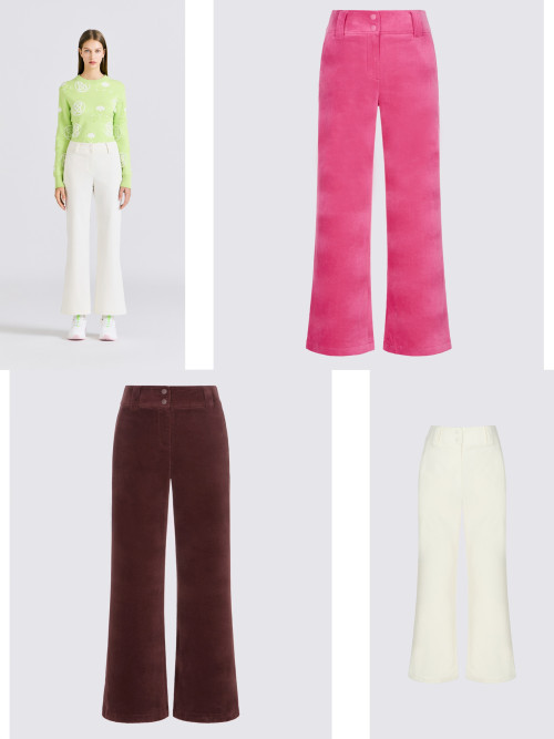 지포어 여성 슬림 부츠컷 팬츠