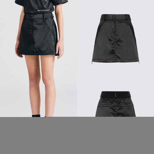 지포어 여성 슬림핏 미니 스커트