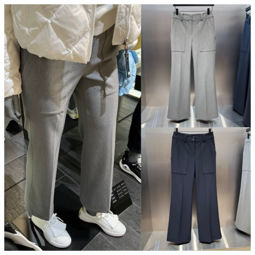 지포어 가을 겨울 여성 방풍 스트레이트 골프 팬츠