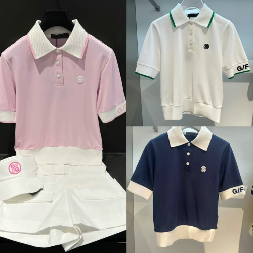 지포어 여성 카라 반팔