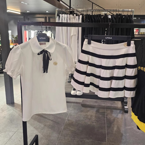 유타 여성 골프 반팔·스커트 세트 하의