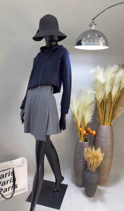 어메이징크리 여성 니트 후드 상의