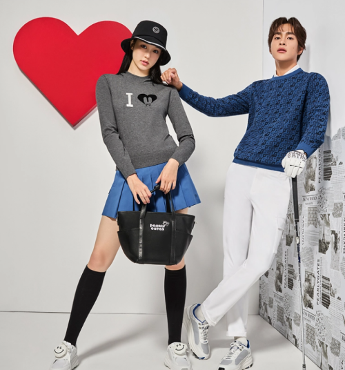 파리게이츠 여성 베이직 니트 상의