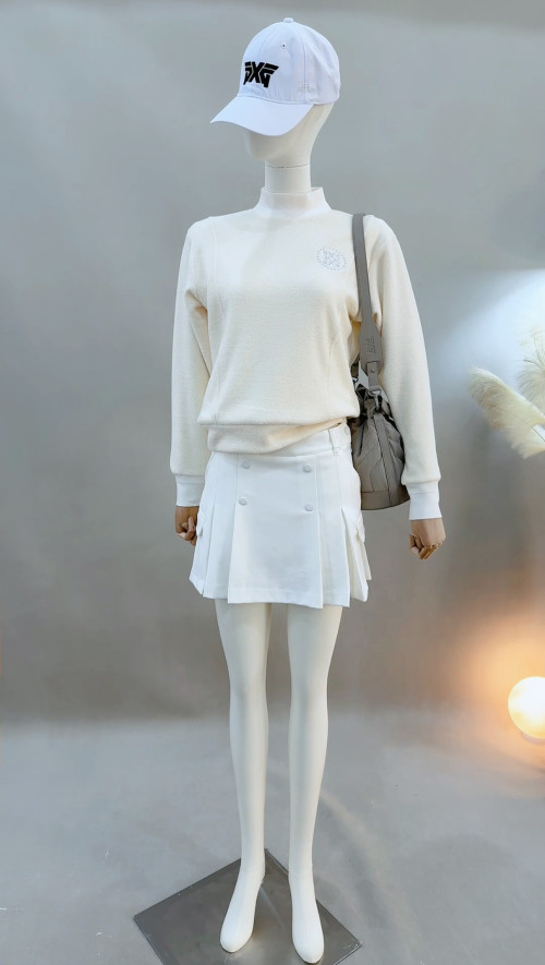 지포어 여성 슬림핏 베이직 상의