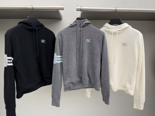 사우스케이프 후드 방풍 니트 스웨터