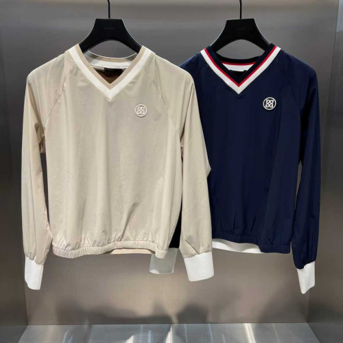 지포어 25FW 여성 브이넥 방풍 골프 자켓