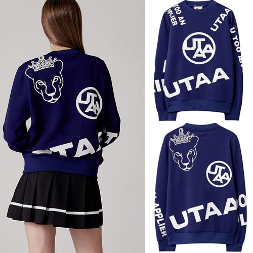 유타 여성 골프 인기 프린트 맨투맨 스웨트셔츠