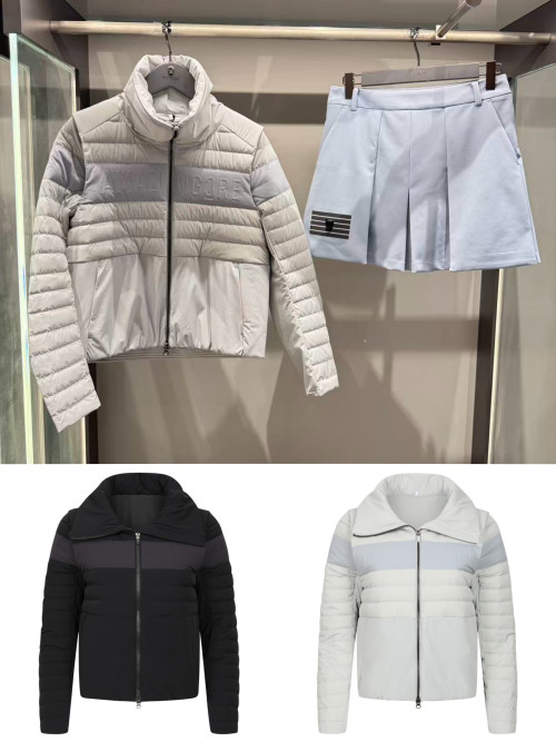 어메이징크리 여성 슬림핏 덕다운 패딩 자켓