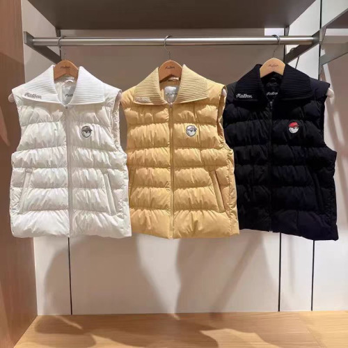 말본 25 초가을 여성 GOLF 로고 다운 베스트