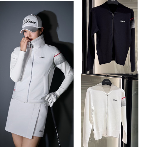 타이틀리스트 신상 여성 니트 가디건