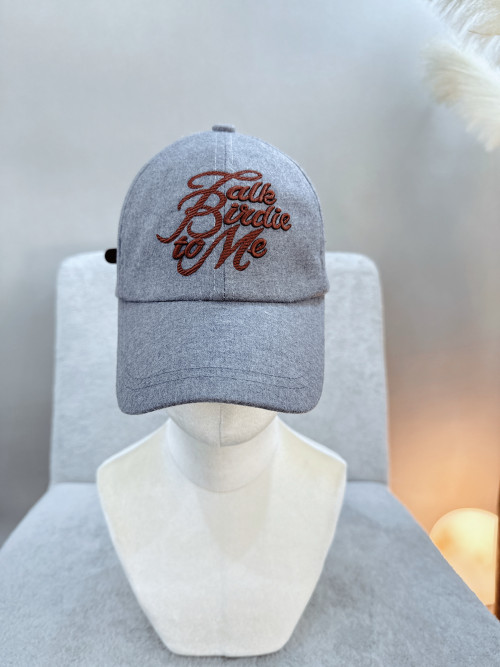 지포어 딥그레이 커플용 원탑 캡모자