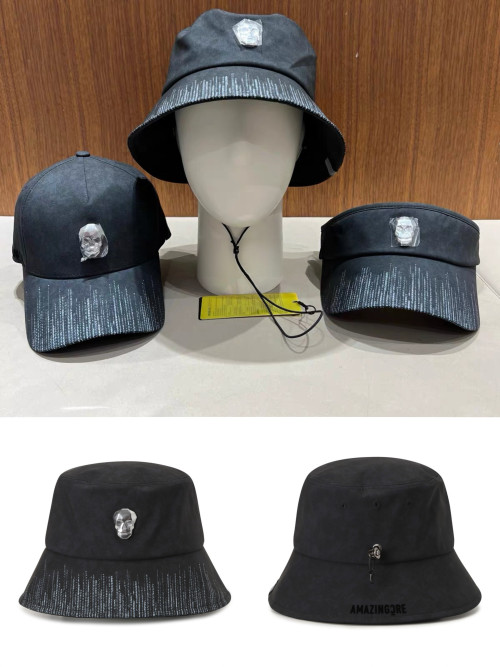 어메이징크리 남녀공용 라운드 버킷햇