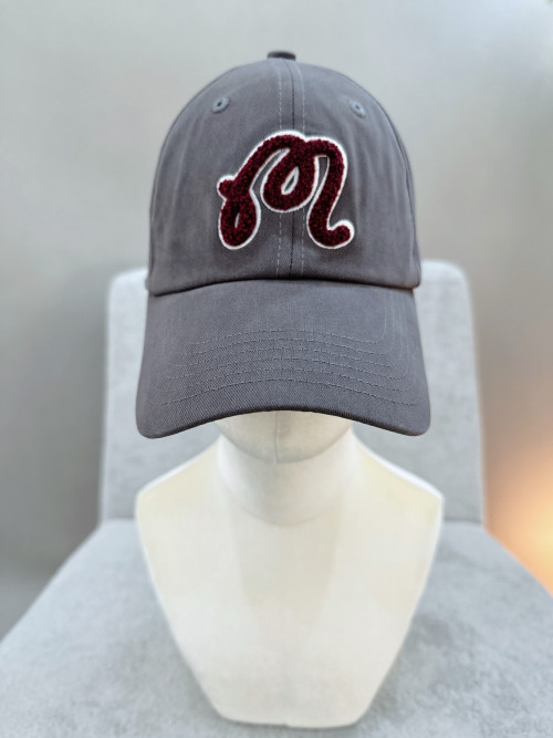 말본 남녀공용 커플 라운드 캡 모자