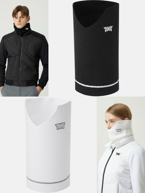 PXG FW 남녀공용 라운드 핏 플리스 니트 스웨터