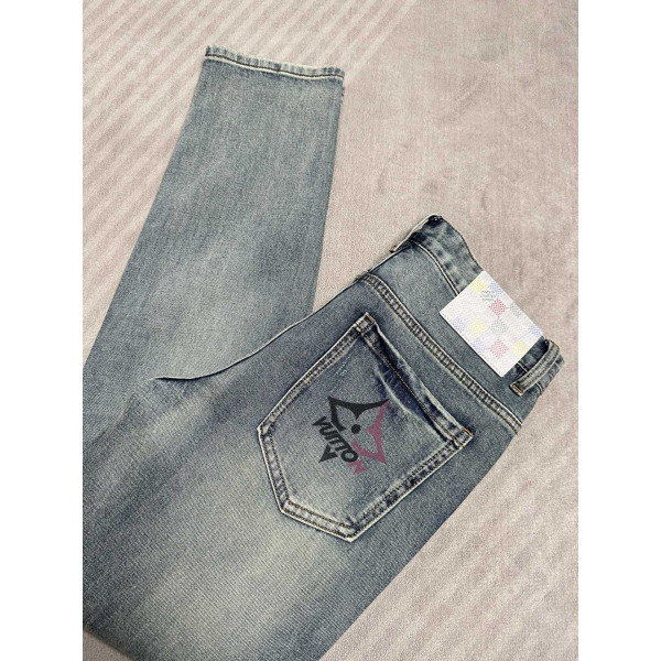 레저 데님 팬츠