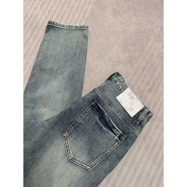 레저 데님 팬츠
