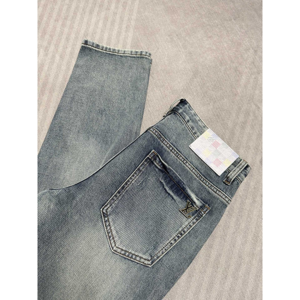 레저 데님 팬츠