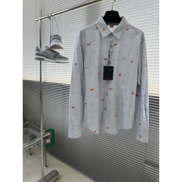 롱슬리브 코튼 셔츠