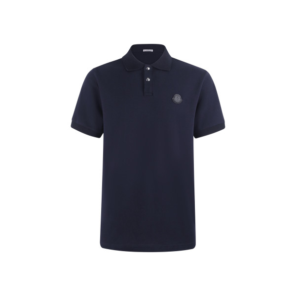 로고 패치 면 진주지 폴로 셔츠