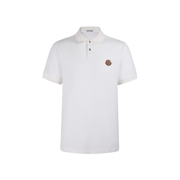 로고 패치 면 진주지 폴로 셔츠