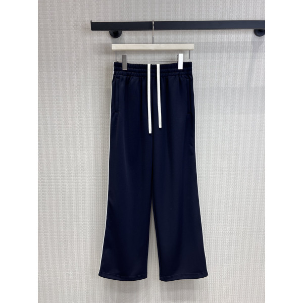 반지퍼 고네크 무袖 운동 상의 & 松紧腰 레저 팬츠 세트