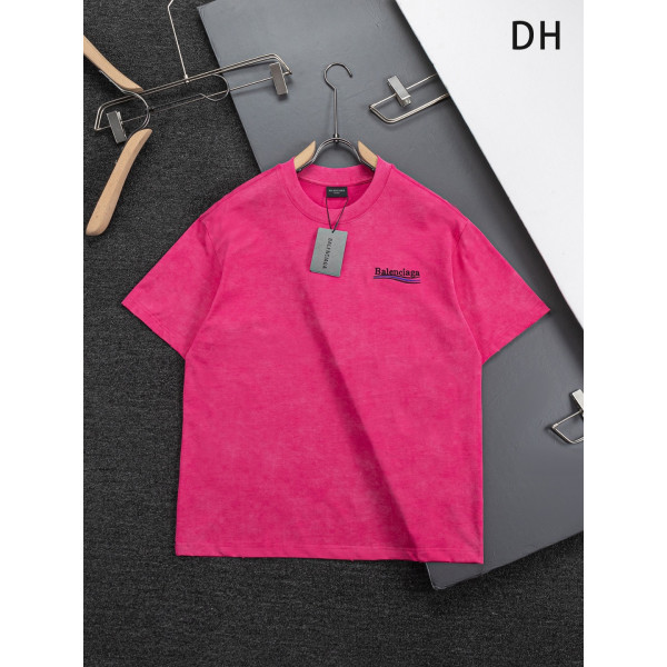 라운드넥 숏슬리브 티셔츠