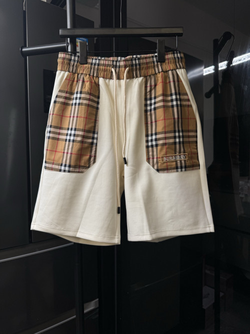 체크 자수 알파벳 반바지