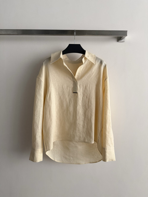린넨 롱슬리브 셔츠