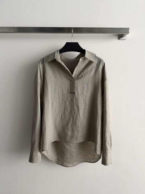 린넨 롱슬리브 셔츠