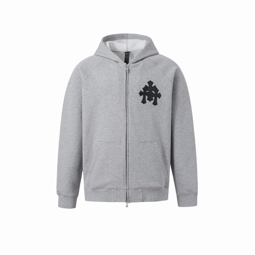 삼화 패치 가죽 후디