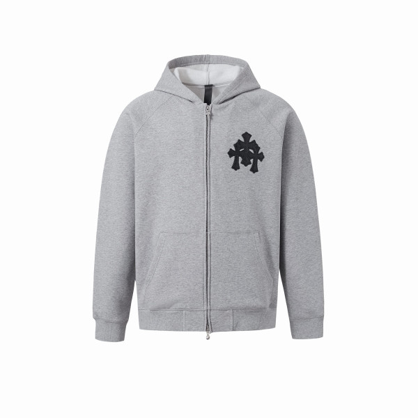 삼화 패치 가죽 후디