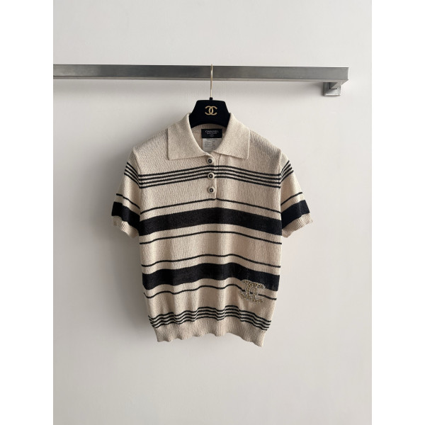 줄무늬 니트 셔츠