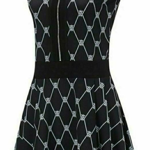 어뉴 W 카라 뉴로고 DTP 원피스