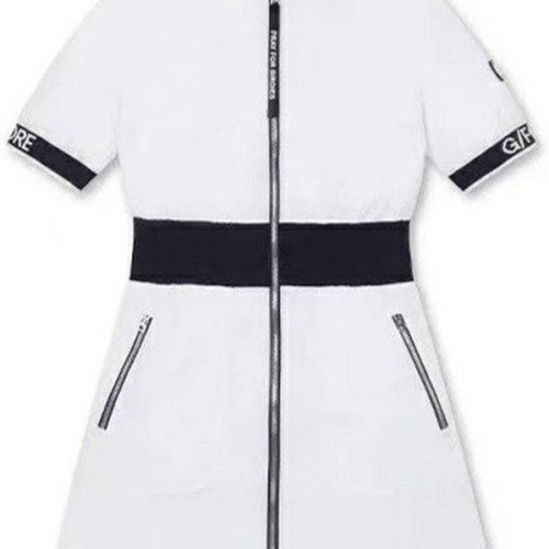 지포어 여름 스트레치 집업 풀지퍼 원피스