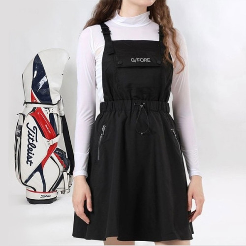 지포어 여성 앞포켓 오버롤 원피스